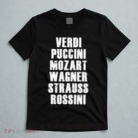 Verdi Puccini Mozart Wagner Strauss Rossini Opera T-Shirt thumb 5