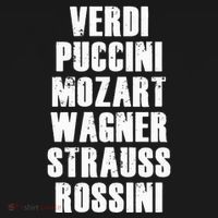 Verdi Puccini Mozart Wagner Strauss Rossini Opera Women's Hoodie thumb 2