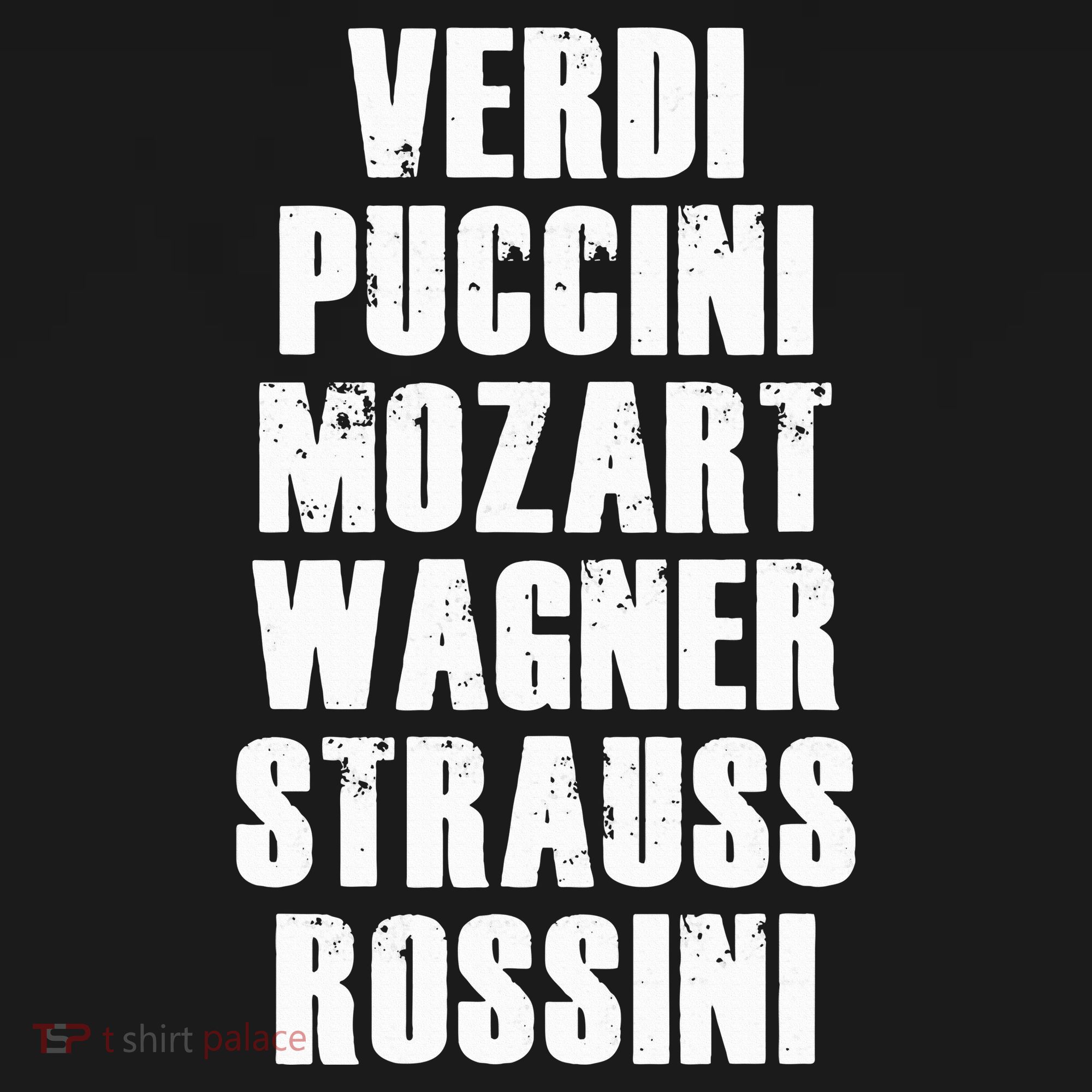 Verdi Puccini Mozart Wagner Strauss Rossini Opera Women's Tank Top