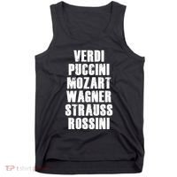 Verdi Puccini Mozart Wagner Strauss Rossini Opera Tank Top thumb 0
