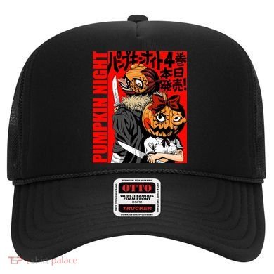 Vintage Pumpkin Night Anime Hat