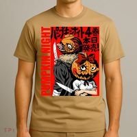 Vintage Pumpkin Night Anime T-Shirt thumb 3