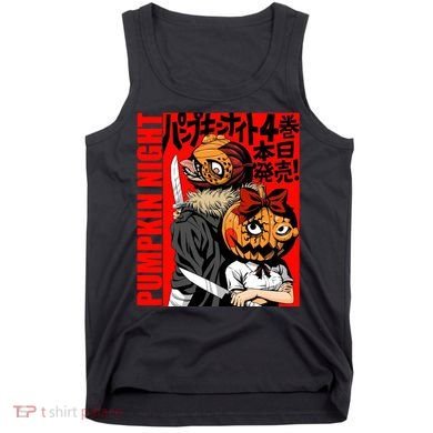 Vintage Pumpkin Night Anime Tank Top