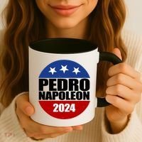 Vote Pedro Napoleon 2024 Election Coffee Mug thumb 3