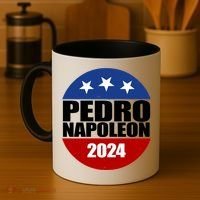Vote Pedro Napoleon 2024 Election Coffee Mug thumb 4