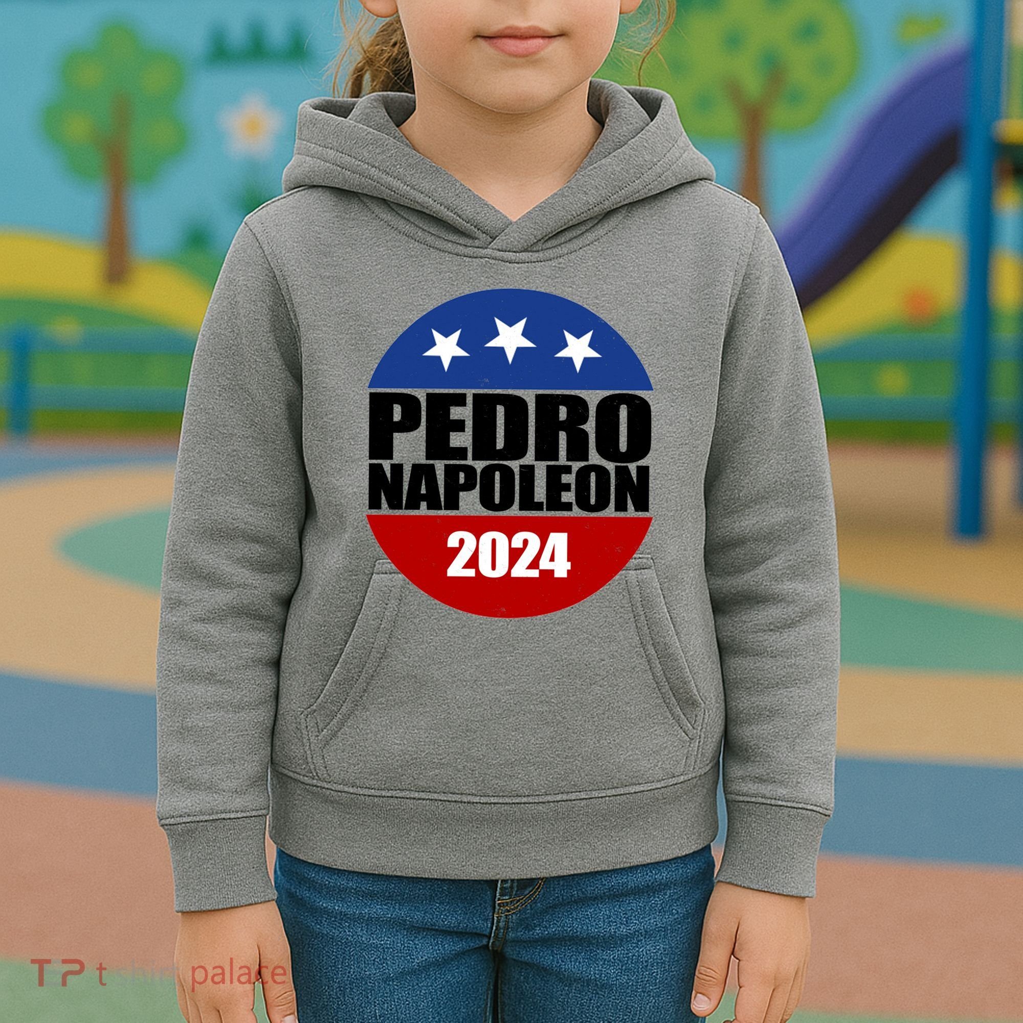 Vote Pedro Napoleon 2024 Election Kids Hoodie