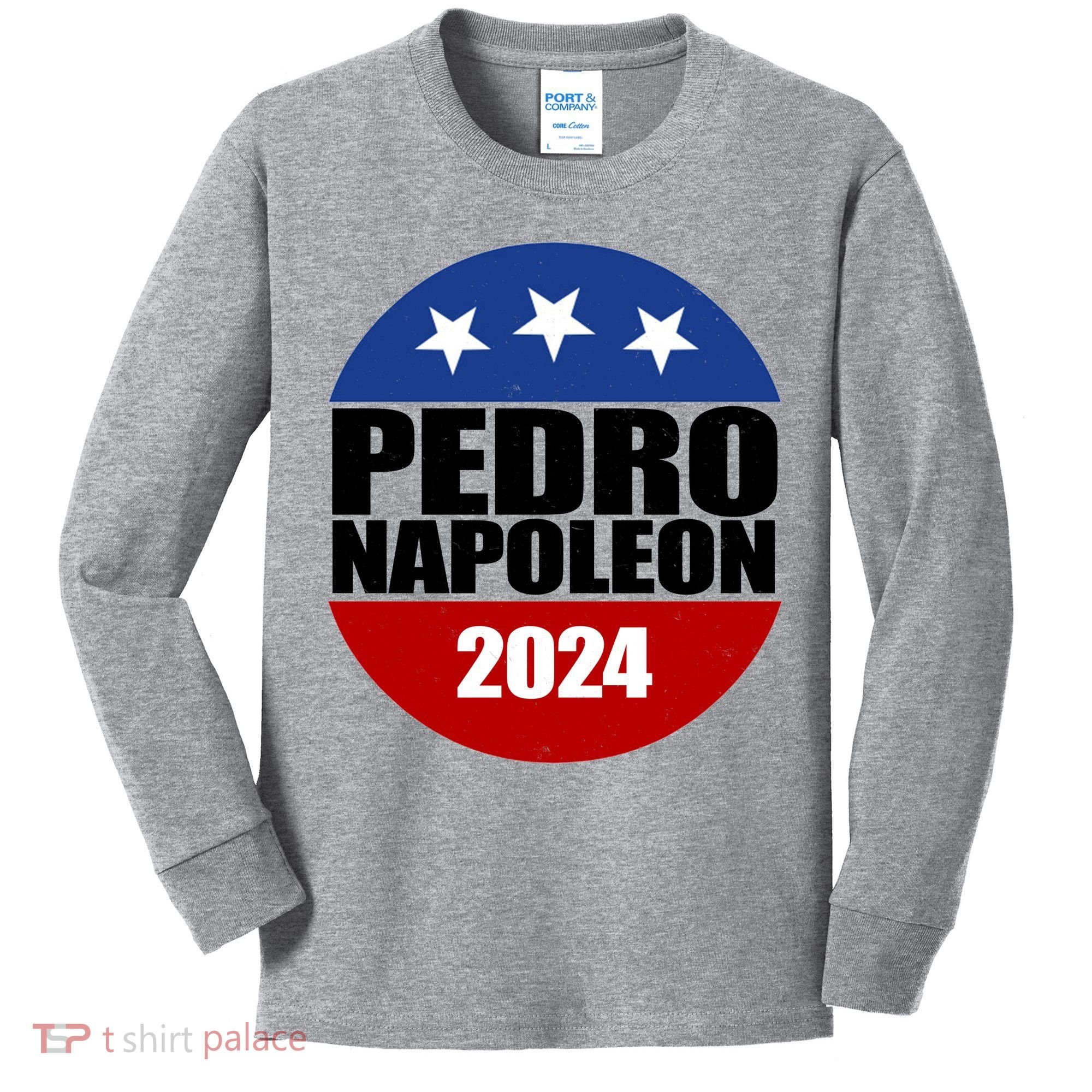 Vote Pedro Napoleon 2024 Election Kids Long Sleeve Shirt