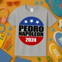 Vote Pedro Napoleon 2024 Election Kids T-Shirt thumb 3
