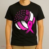Volleyball P.I.N.K. Out Breast Cancer Awareness Ribbon T-Shirt thumb 3