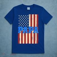 Vintage Papa Patriotic Usa Flag T-Shirt thumb 5