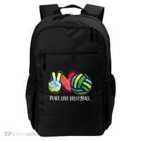 Volleyball Player Peace Love Volleyball Backpack thumb 0