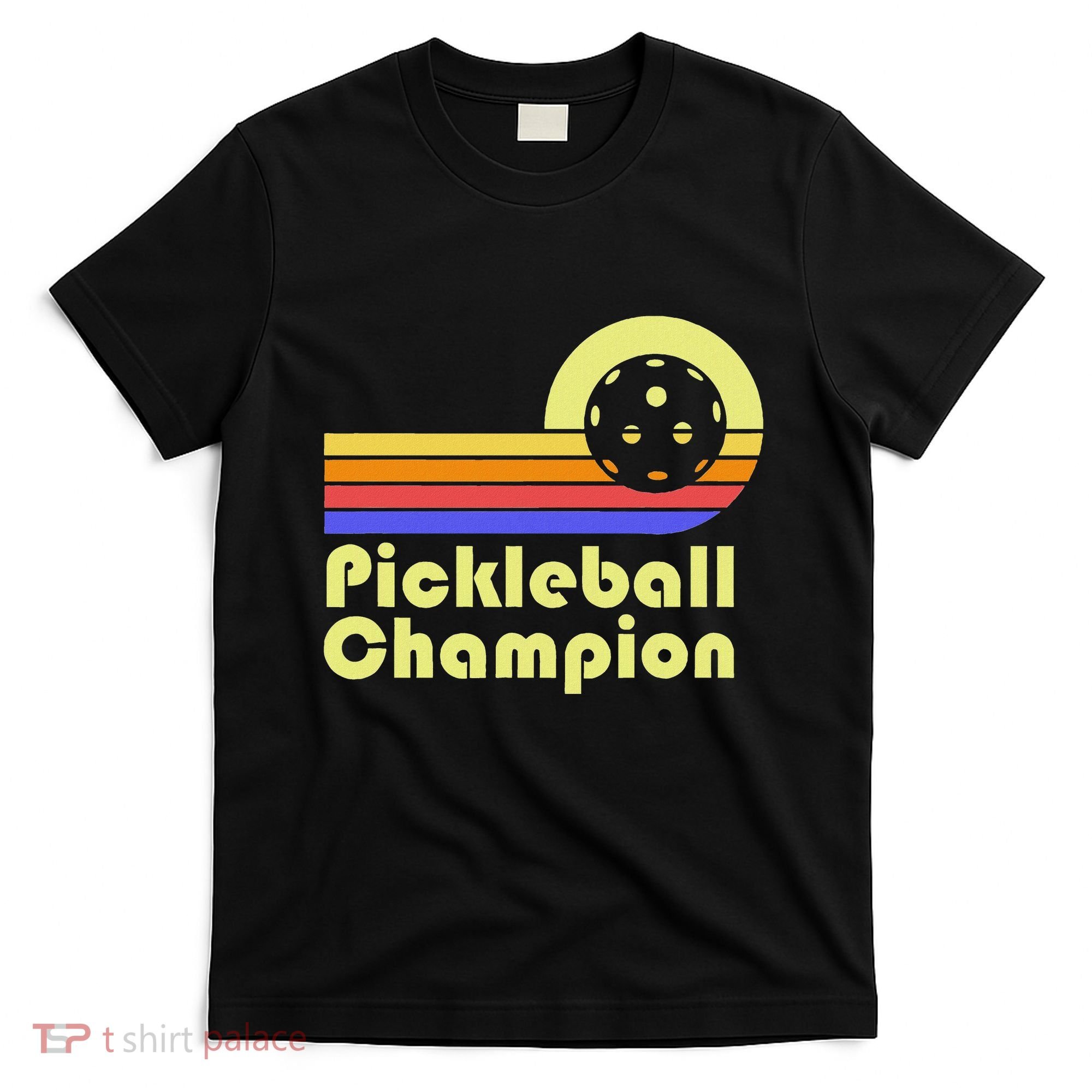 Vintage Pickleball Player Funny Retro Pickleball Champion T-Shirt