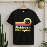 Vintage Pickleball Player Funny Retro Pickleball Champion T-Shirt thumb 2