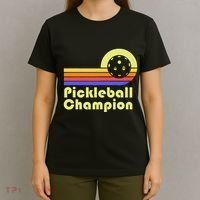 Vintage Pickleball Player Funny Retro Pickleball Champion T-Shirt thumb 4