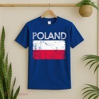 Vintage Poland Polish Flag Pride Gift T-Shirt thumb 2