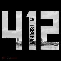 Vintage Pittsburgh Pennsylvania 412 Area Code Skyline T-Shirt thumb 7