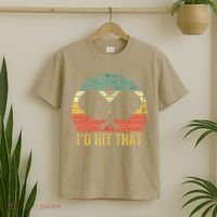 Vintage Pickleball Player Funny I'd Hit That Retro Gift T T-Shirt thumb 2