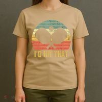 Vintage Pickleball Player Funny I'd Hit That Retro Gift T T-Shirt thumb 4