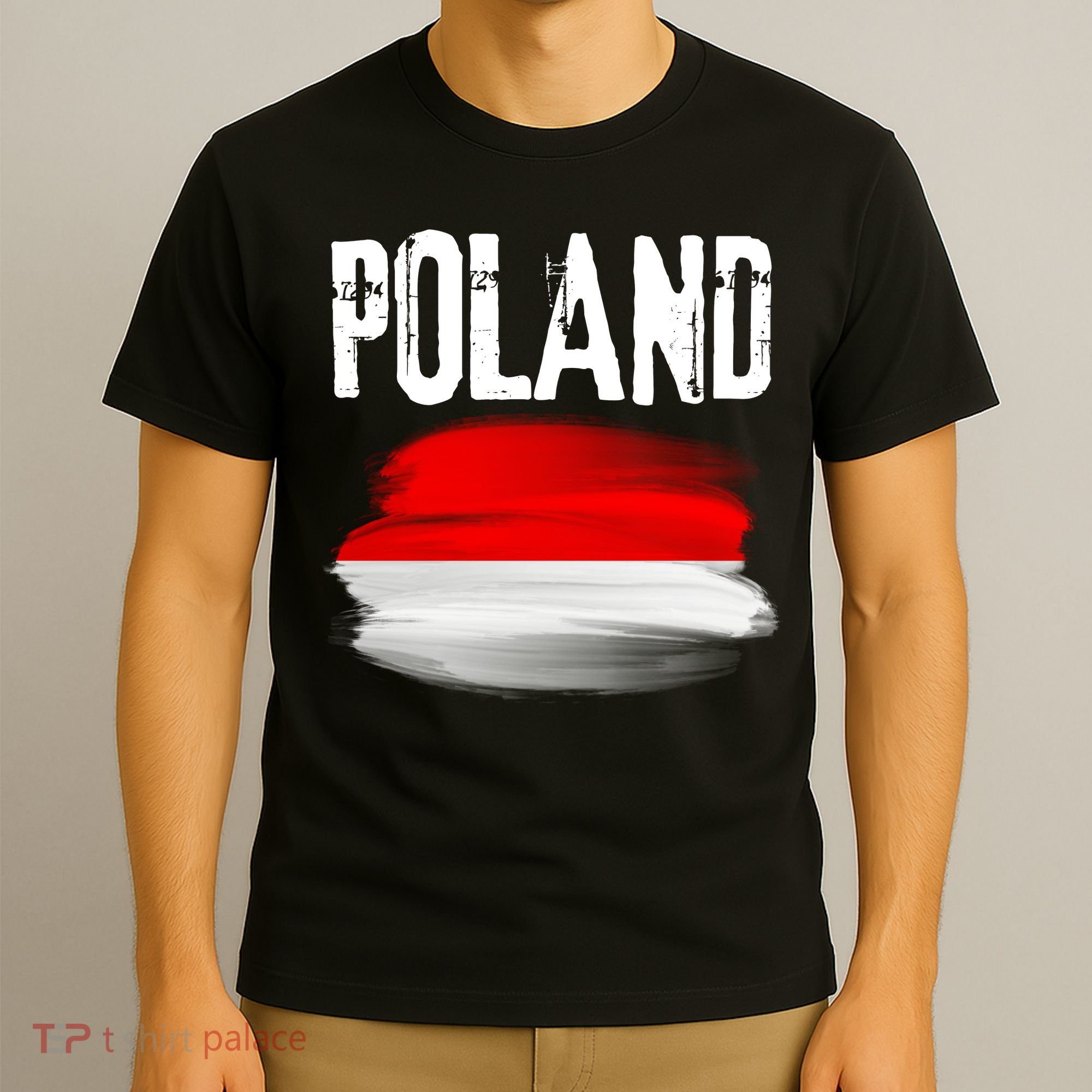 Vintage Poland Polska Polish Flag Souvenir Gift T-Shirt