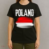 Vintage Poland Polska Polish Flag Souvenir Gift T-Shirt thumb 4