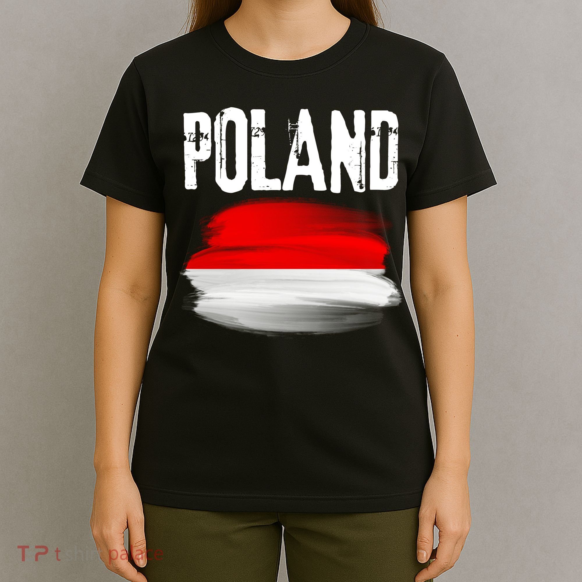 Vintage Poland Polska Polish Flag Souvenir Gift T-Shirt
