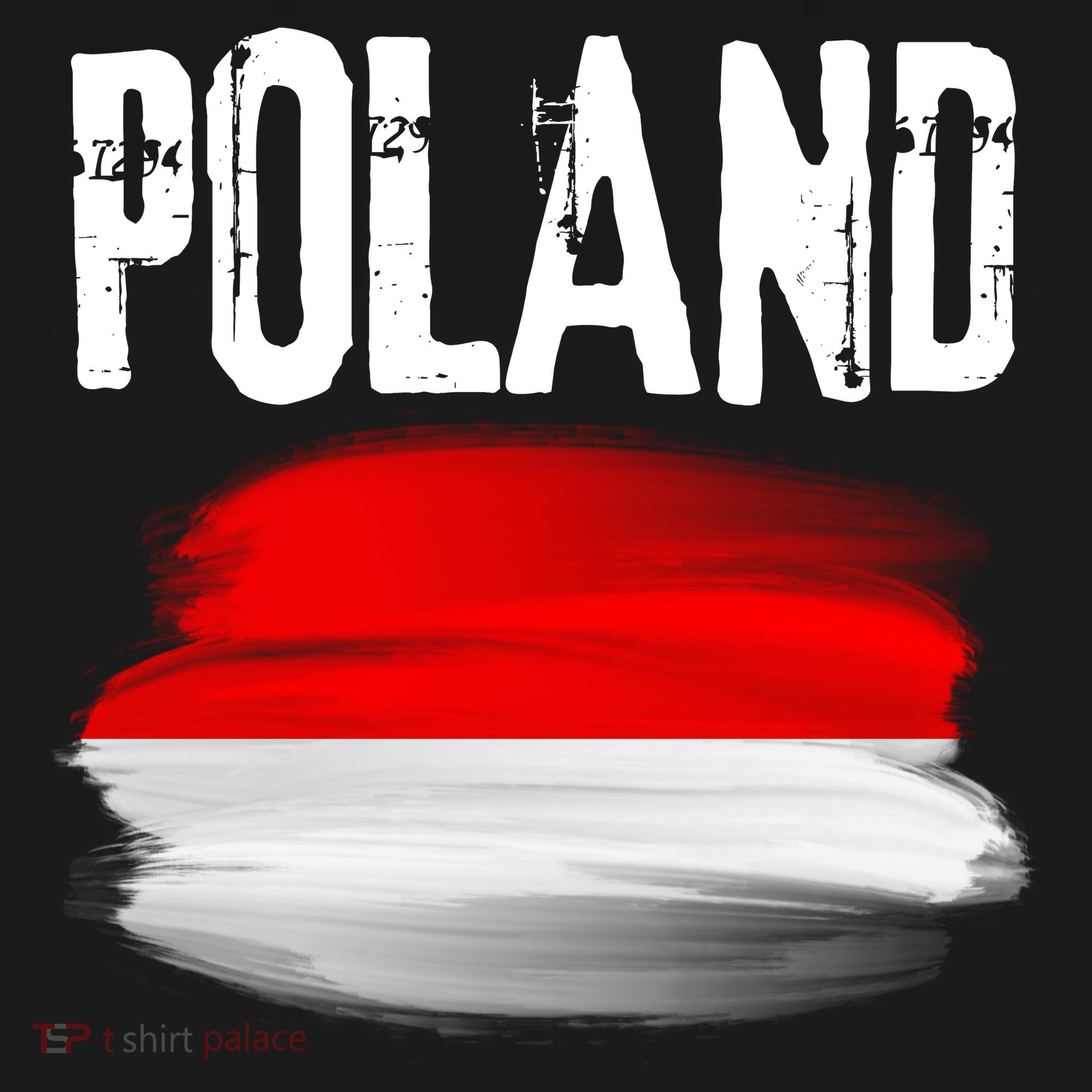 Vintage Poland Polska Polish Flag Souvenir Gift T-Shirt