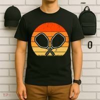 Vintage Pickleball Paddle Gift For Pickleball Player T-Shirt thumb 6