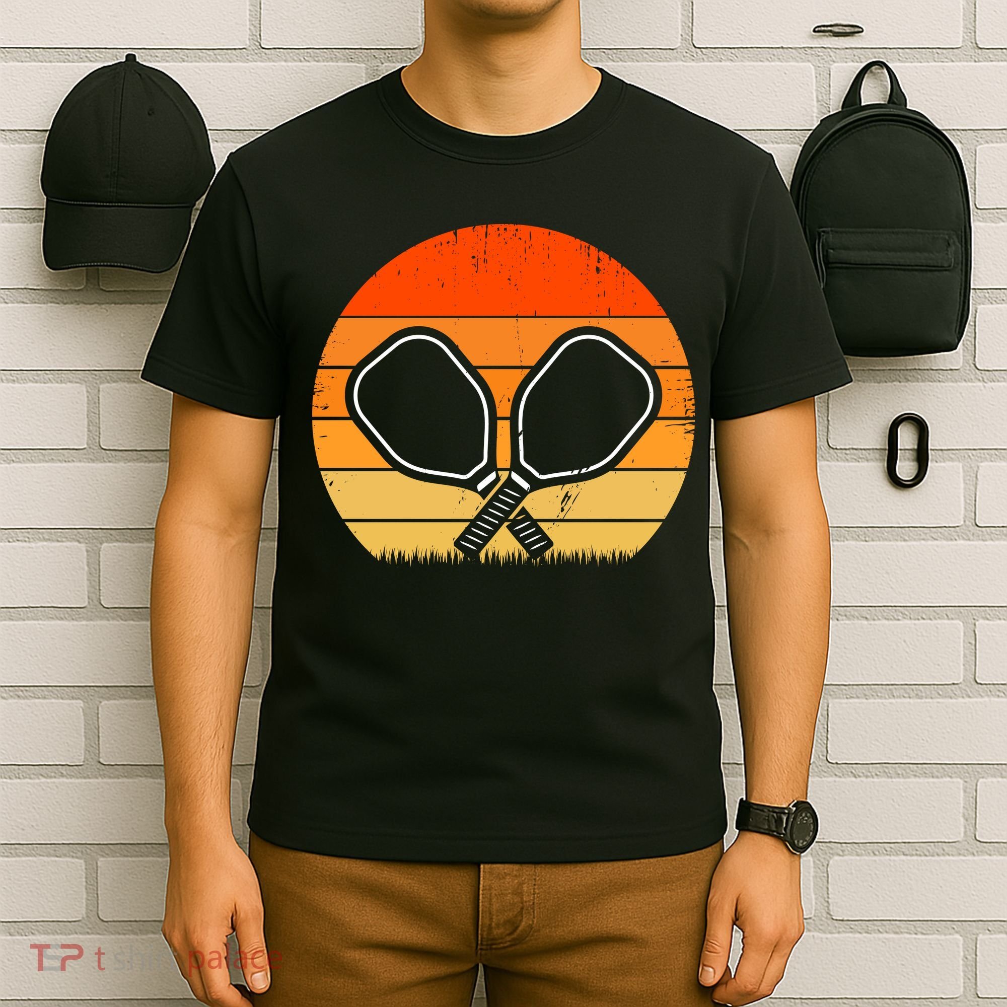 Vintage Pickleball Paddle Gift For Pickleball Player T-Shirt