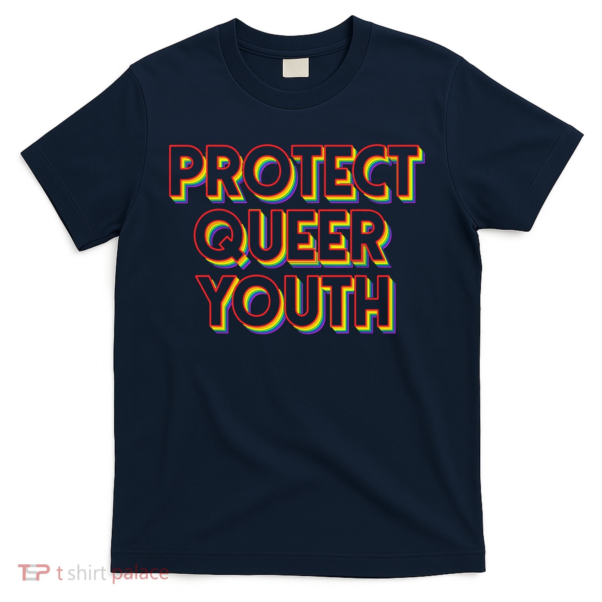 Vintage Protect Queer Rainbow LGBT Rights Pride T-Shirt