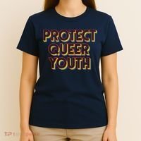 Vintage Protect Queer Rainbow LGBT Rights Pride T-Shirt thumb 4
