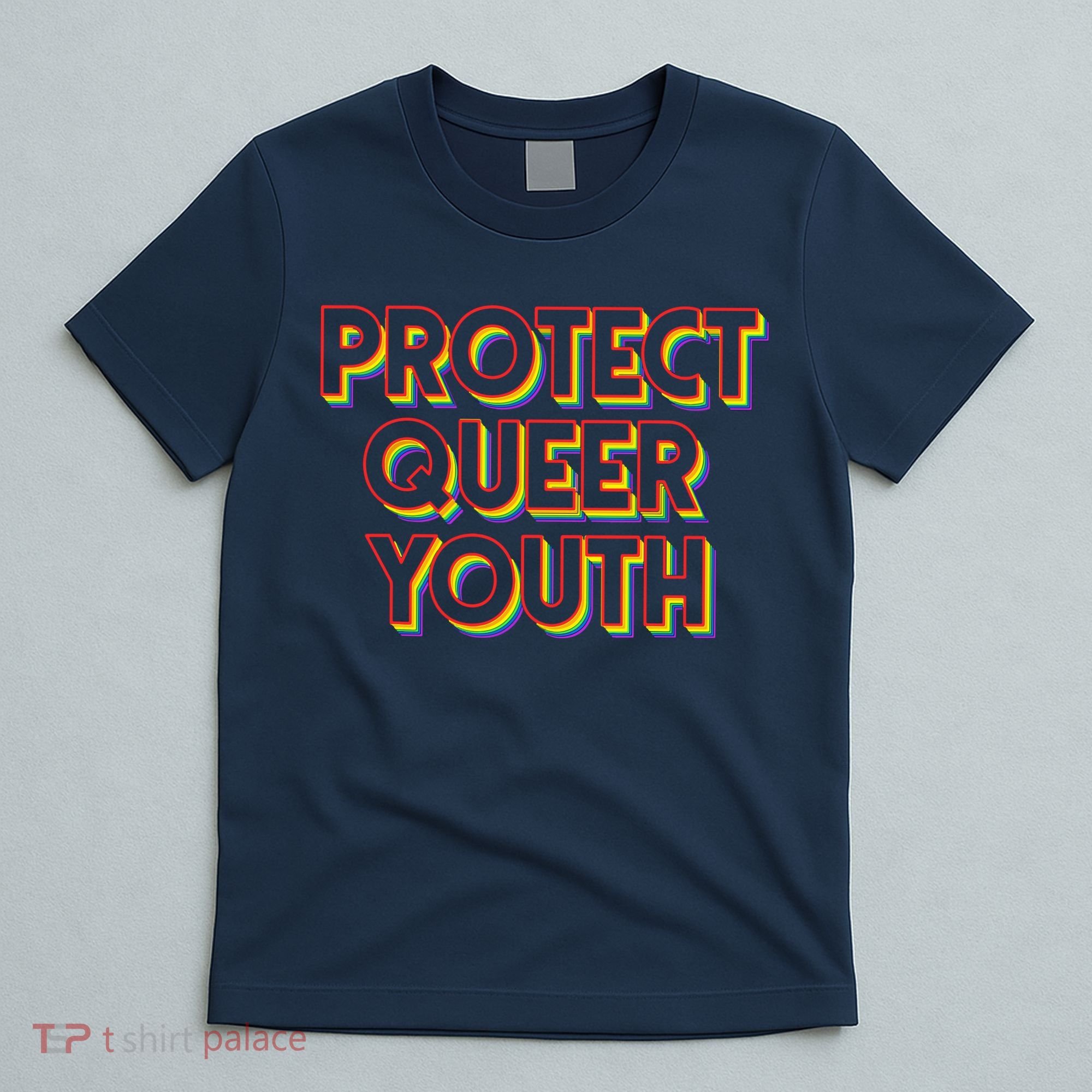 Vintage Protect Queer Rainbow LGBT Rights Pride T-Shirt