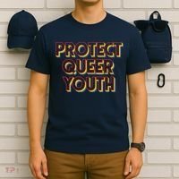 Vintage Protect Queer Rainbow LGBT Rights Pride T-Shirt thumb 6