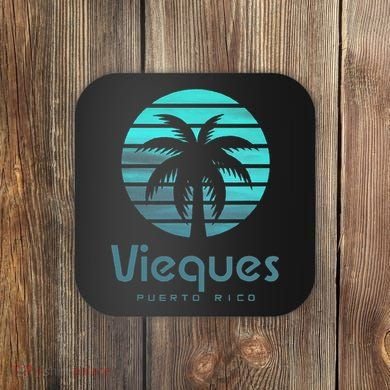 Vieques Puerto Rico Coaster