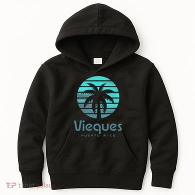 Vieques Puerto Rico Kids Hoodie