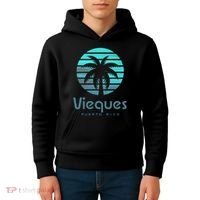 Vieques Puerto Rico Kids Hoodie thumb 4