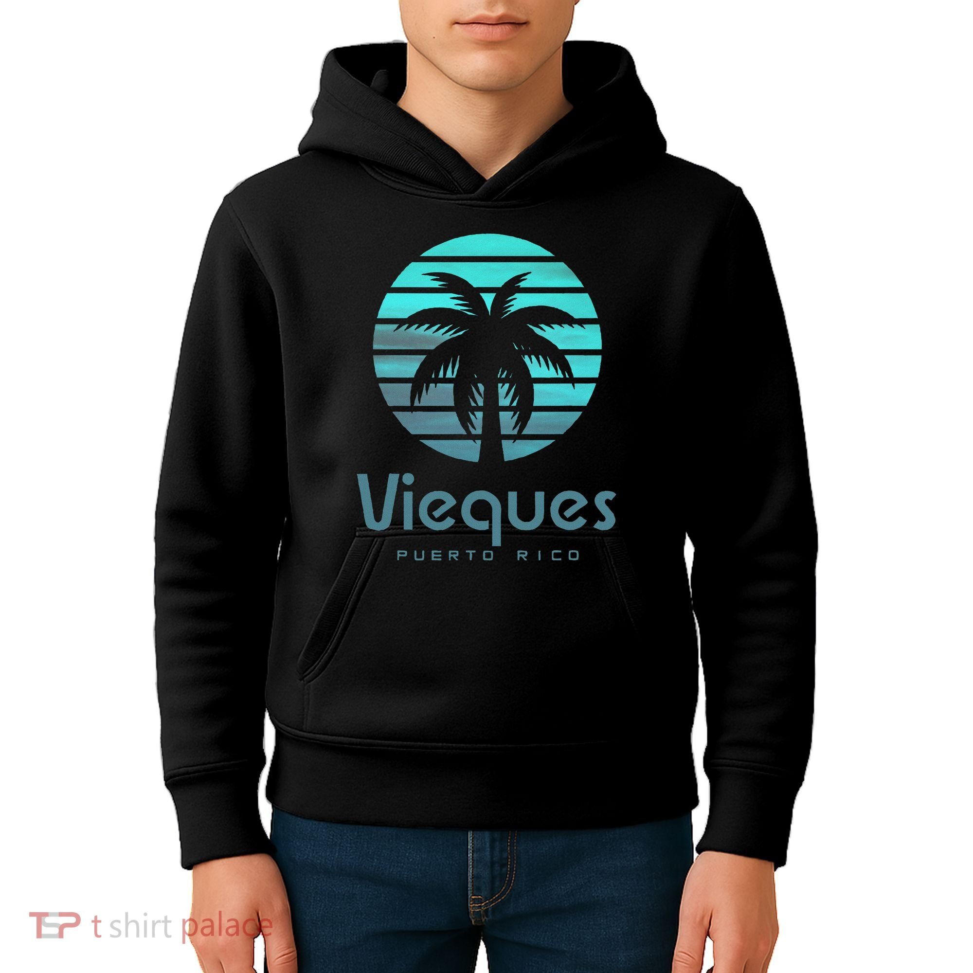 Vieques Puerto Rico Kids Hoodie