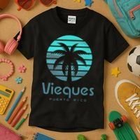 Vieques Puerto Rico Kids T-Shirt thumb 3
