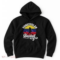 Venezuela Pride Roots Baseball Player Retro Softball Hoodie thumb 0