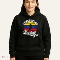 Venezuela Pride Roots Baseball Player Retro Softball Hoodie thumb 5