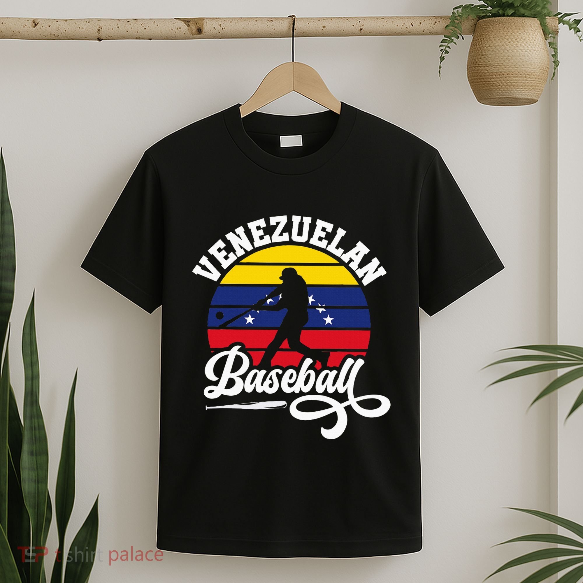 Venezuela Pride Roots Baseball Player Retro Softball T-Shirt
