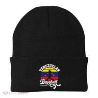 Venezuela Pride Roots Baseball Player Retro Softball Beanie thumb 0