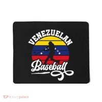 Venezuela Pride Roots Baseball Player Retro Softball Mousepad thumb 0