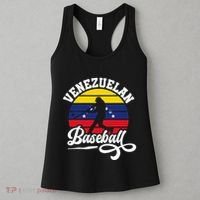 Venezuela Pride Roots Baseball Player Retro Softball Women's Tank Top thumb 3