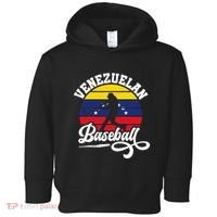 Venezuela Pride Roots Baseball Player Retro Softball Toddler Hoodie thumb 0