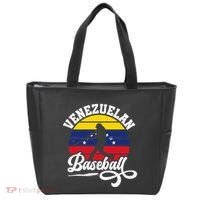 Venezuela Pride Roots Baseball Player Retro Softball Tote Bag thumb 0