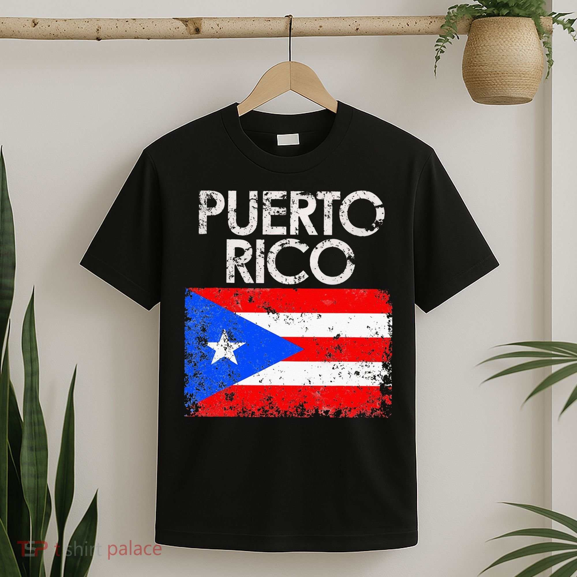 Vintage Puerto Rico Puerto Rican Flag Pride Gift T-Shirt