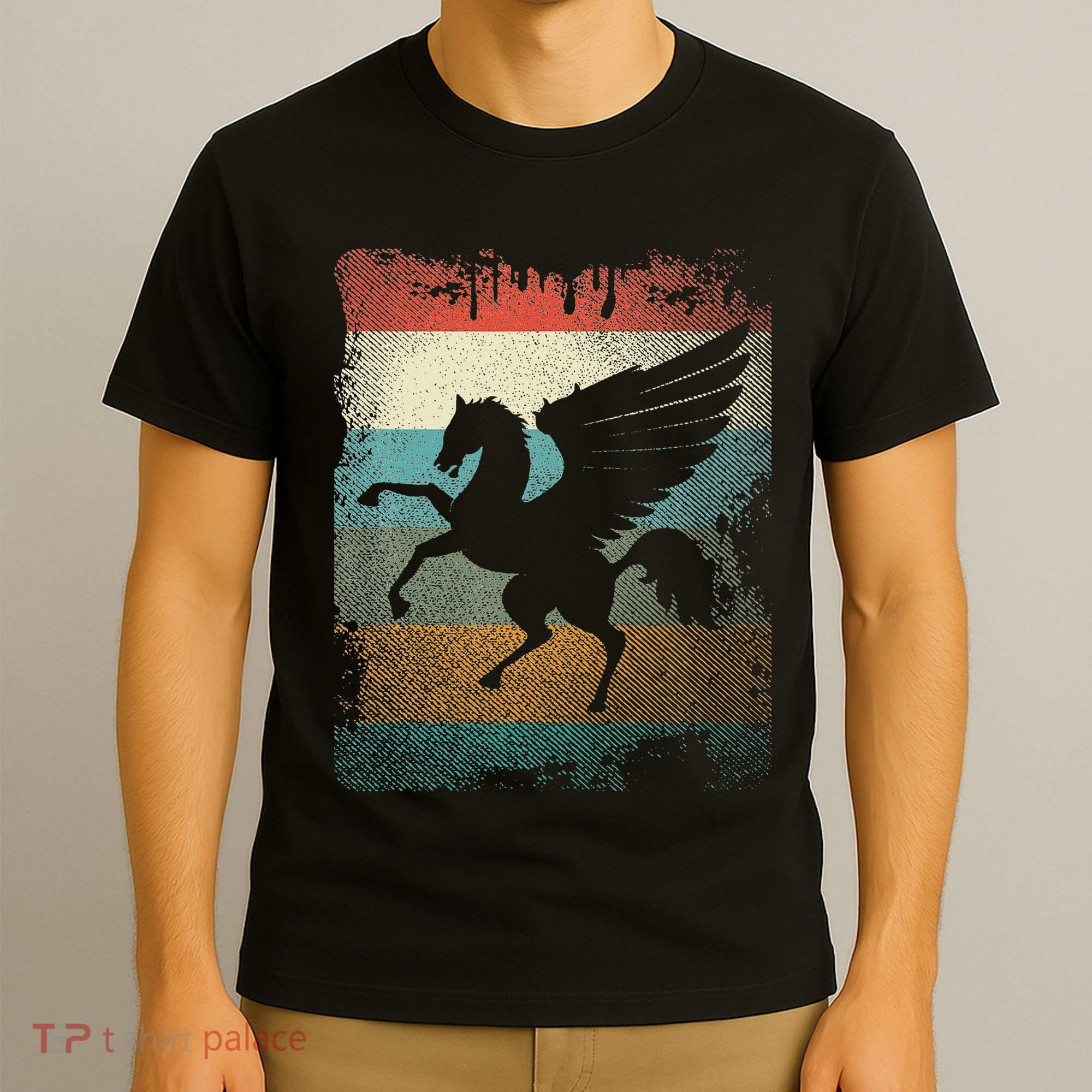Vintage Pegasus Retro Greek Mythology T-Shirt