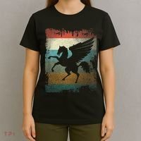 Vintage Pegasus Retro Greek Mythology T-Shirt thumb 4