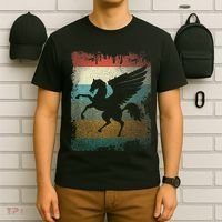 Vintage Pegasus Retro Greek Mythology T-Shirt thumb 6