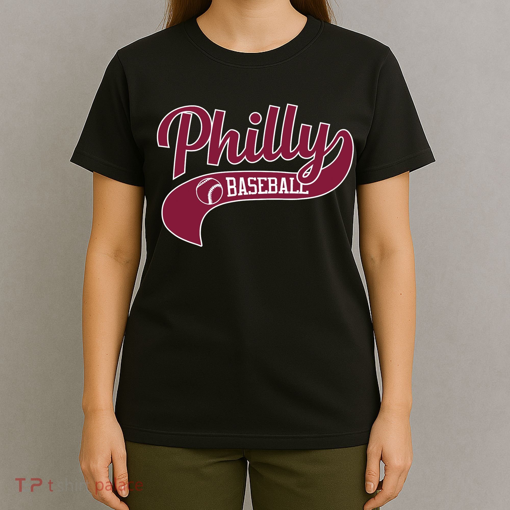 Vintage Philly Swoosh Retro Philadelphia Baseball T-Shirt